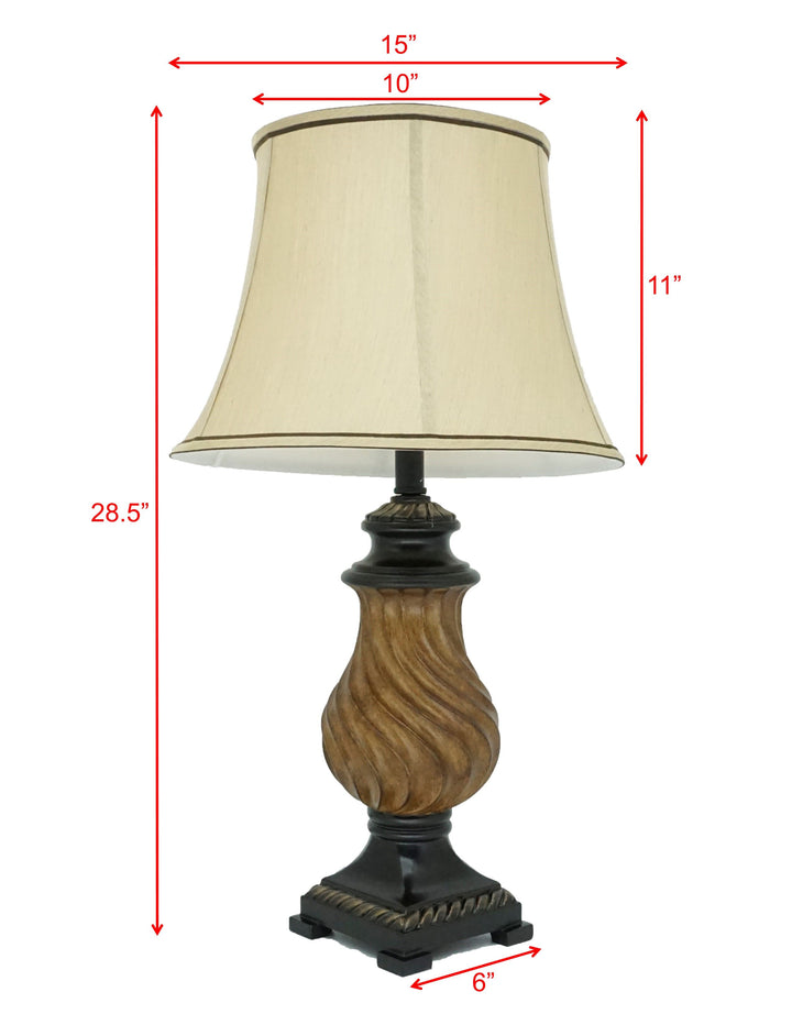 Rotate Table Lamp - Brown - Brown