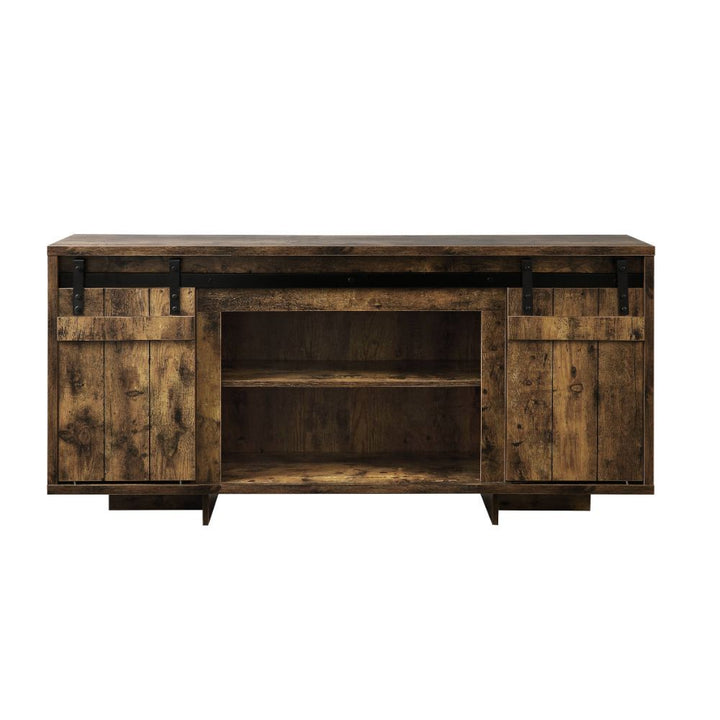 Bellarosa - TV Stand - Rustic Oak