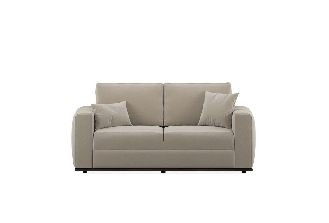 Carino 2-Seater Sofa Bed with Storage, Colt Feather (Taupe)