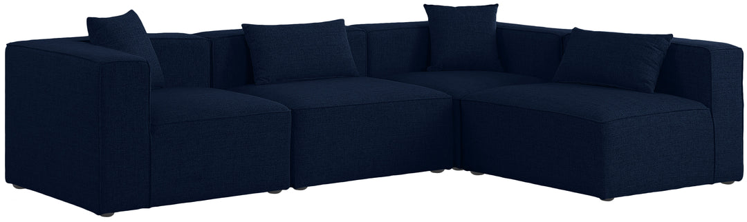 Cube - Modular Sectional 4 Piece - Navy