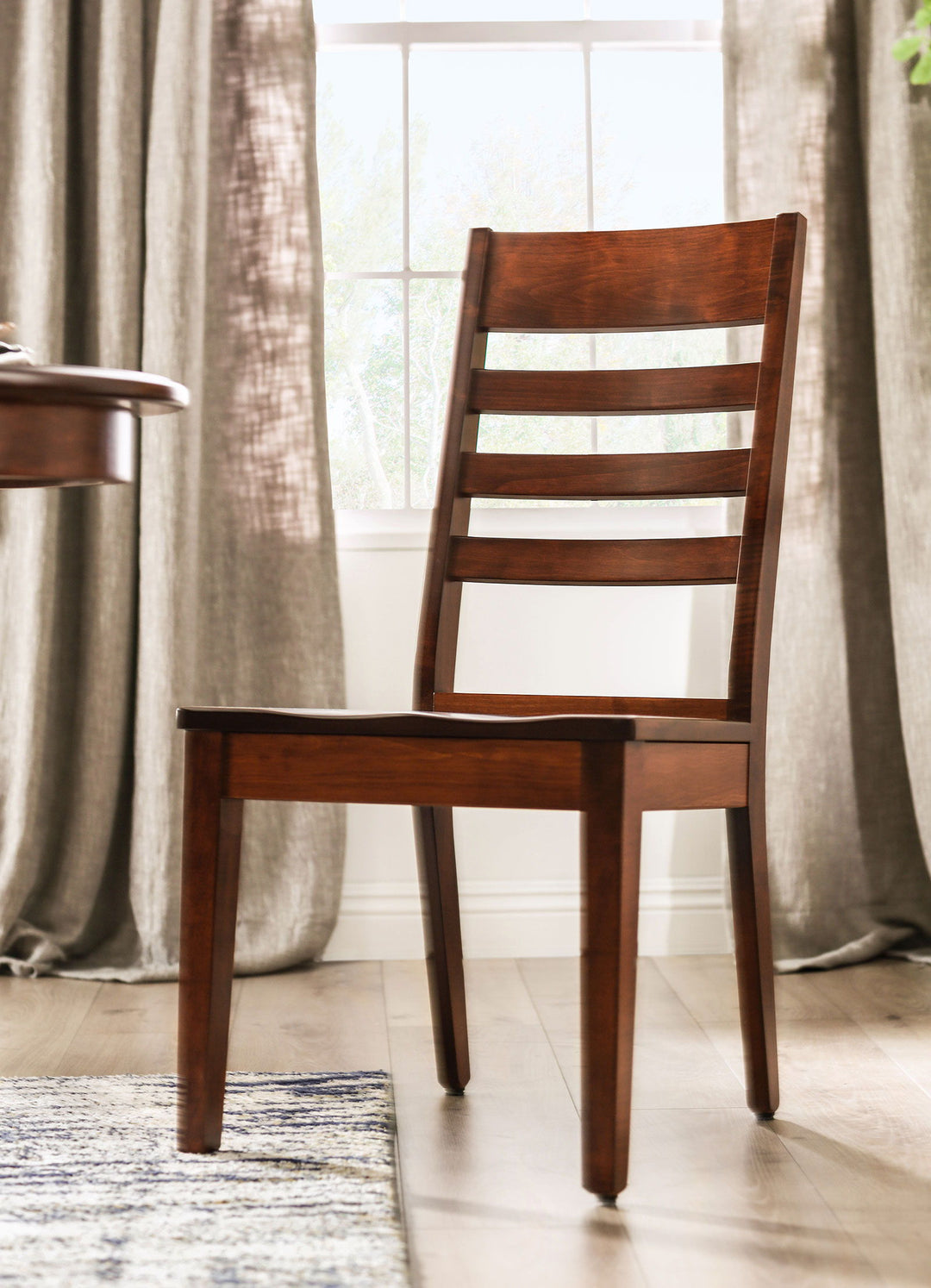 Grethan - Side Chair (Set of 2) - Dark Cherry