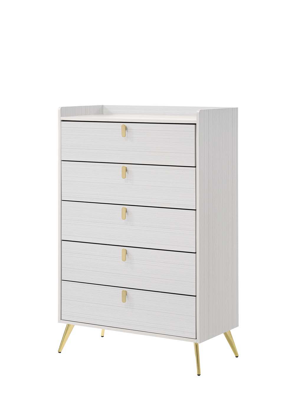 Zeena - Chest - White Finish