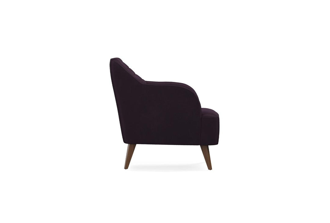 Purple Velvet Sona Armchair