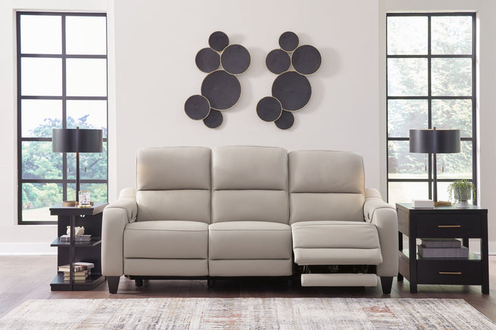 Mercomatic - Power Reclining Sofa With Adj Headrest