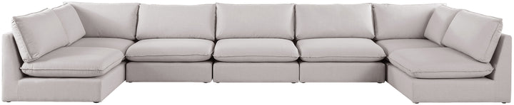 Mackenzie - Modular Sectional 7 Piece - Beige - Fabric