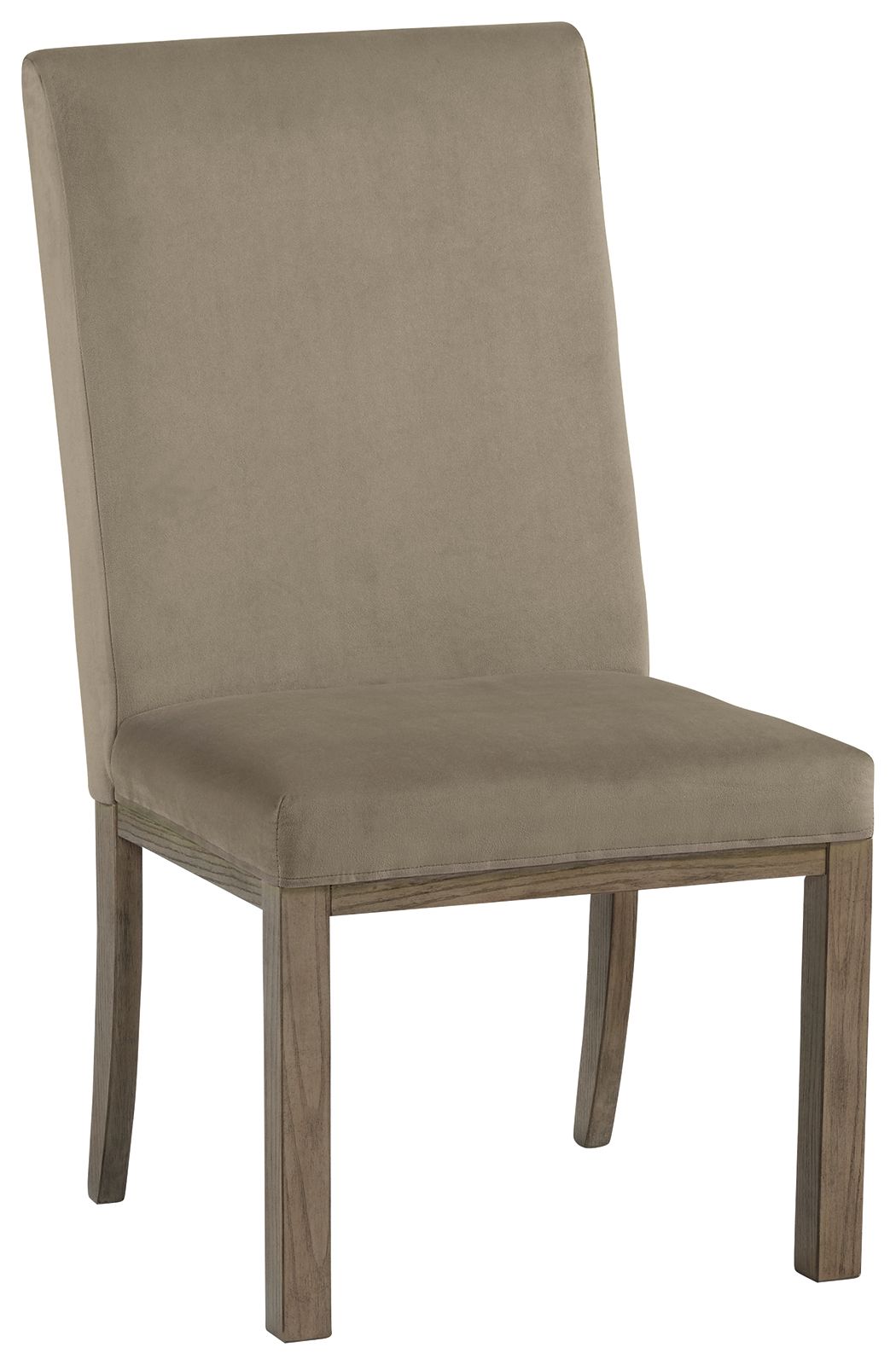 Chrestner - Gray / Brown - Dining UPH Side Chair (Set of 2)