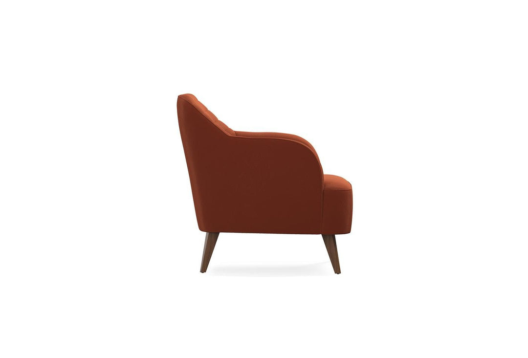 Orange Colt Feather Sona Armchair