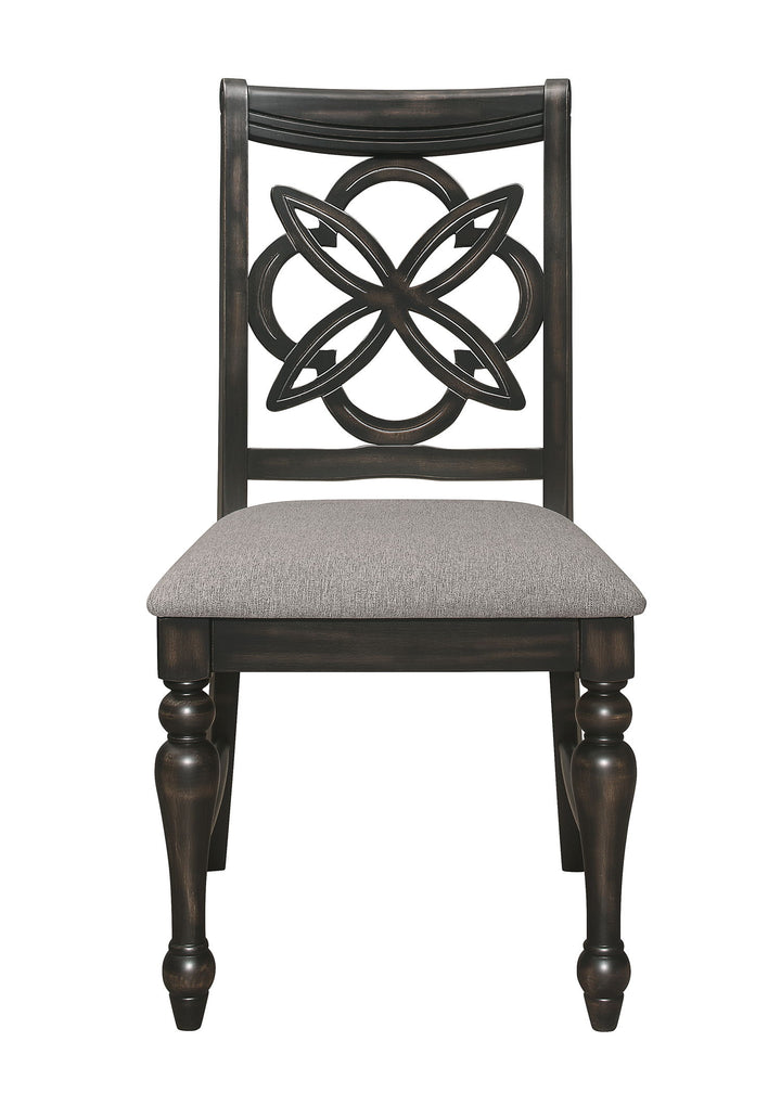 Hilara - Side Chair (Set of 2) - Dark Brown