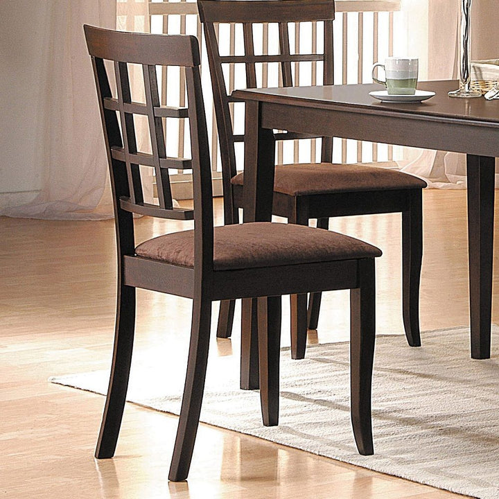 Cardiff - Side Chair (Set of 2) - Dark Brown - 18"