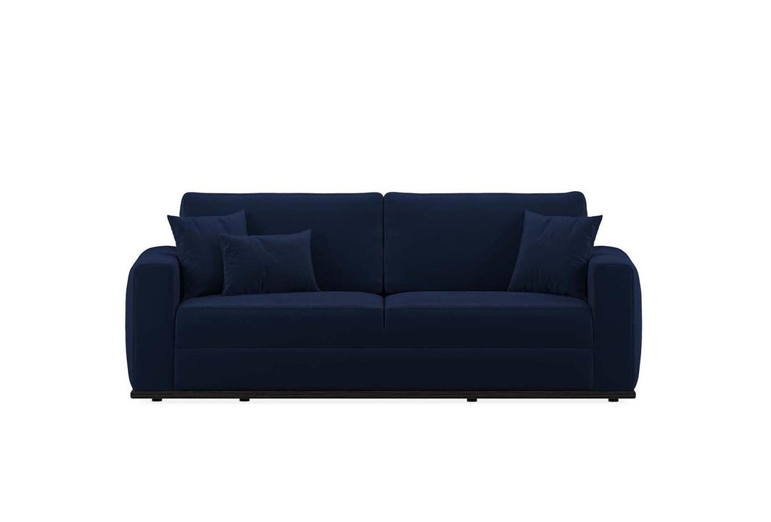 Carino 3-Seater Sofa Bed with Storage, Colt Feather (Navy Blue)