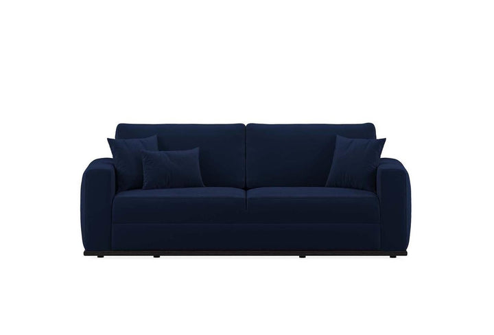 Carino 3-Seater Sofa Bed with Storage, Colt Feather (Navy Blue)