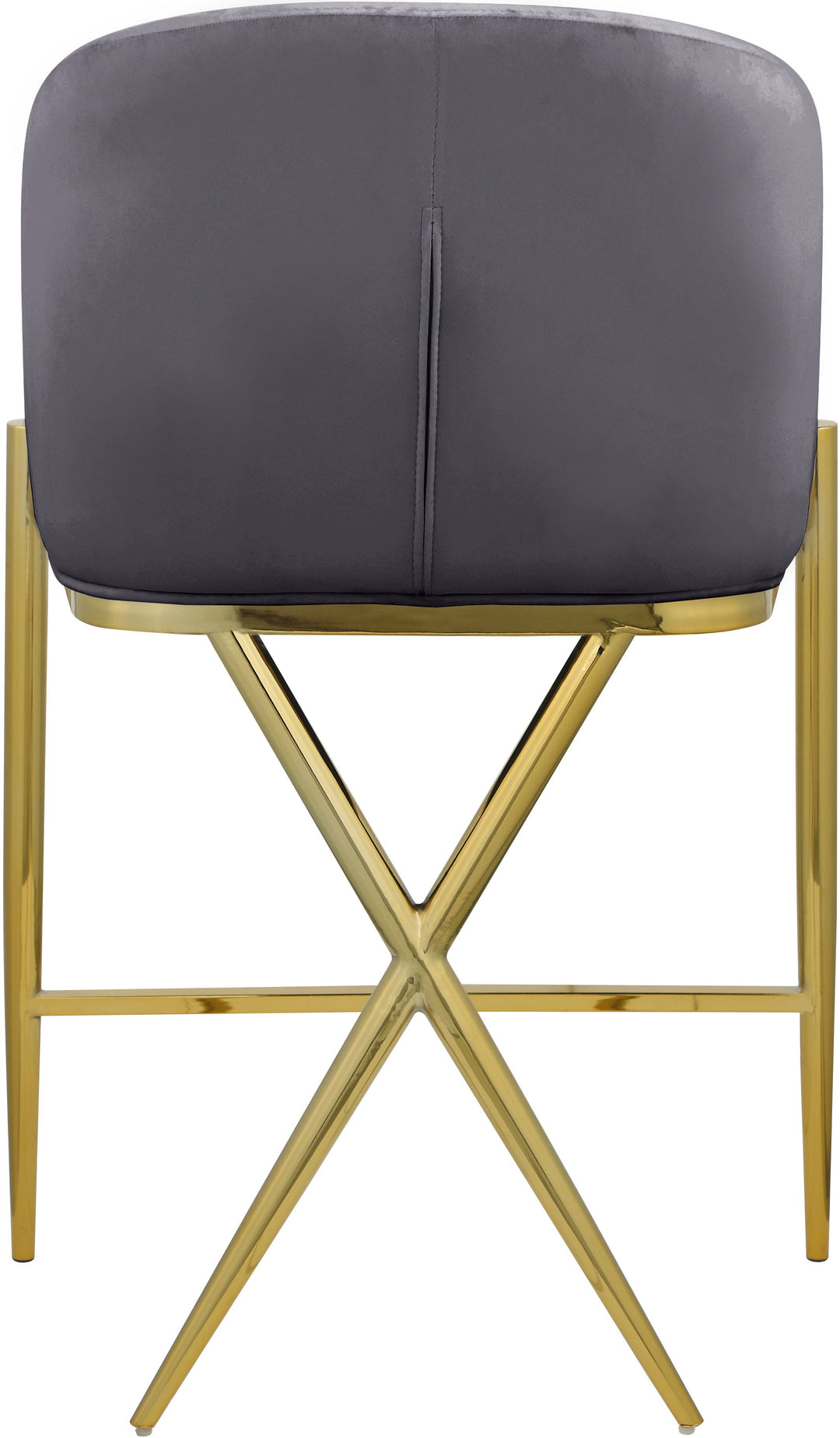 Xavier - Counter Stool with Gold Legs