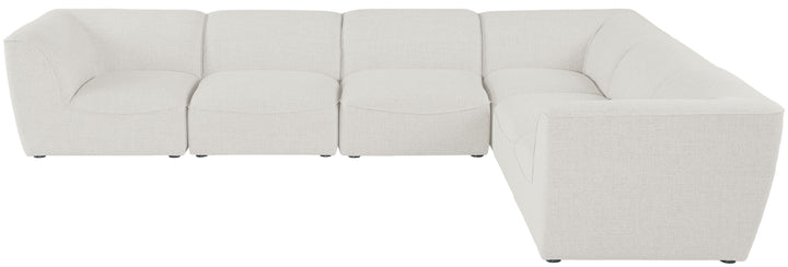 Miramar - Modular Sectional 6 Piece - Cream - Fabric