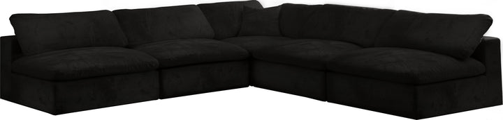 Cozy - Modular Sectional Cloud - Black - Fabric - Modern & Contemporary