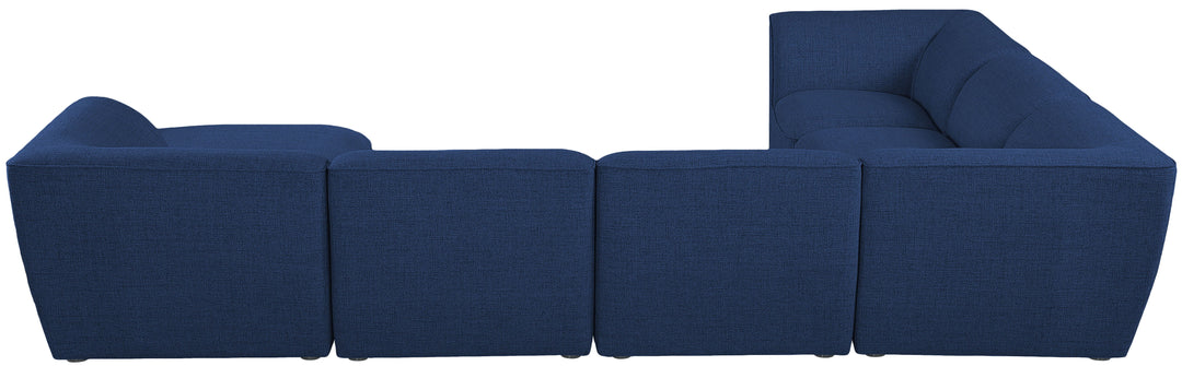 Miramar - Modular Sectional 7 Piece - Navy - Fabric