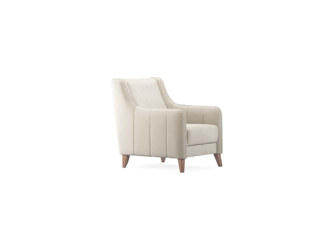 Taupe Colt Feather Fabia Armchair