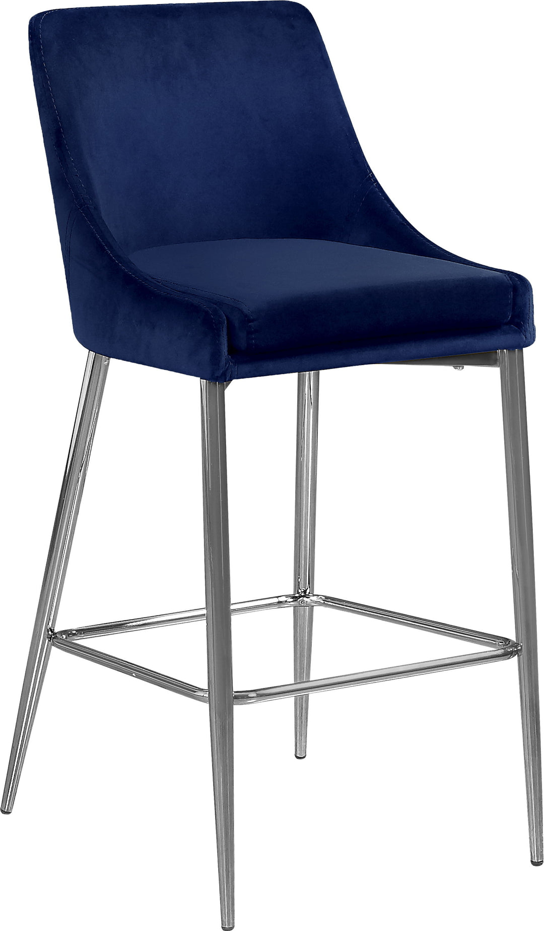 Karina - Stool with Chrome Legs (Set of 2)