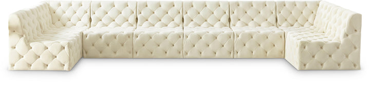 Tuft - Modular Sectional 8 Piece - Cream - Modern & Contemporary