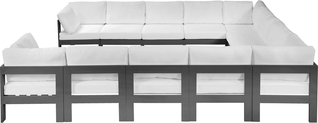 Nizuc - Outdoor Patio Modular Sectional 12 Piece - White