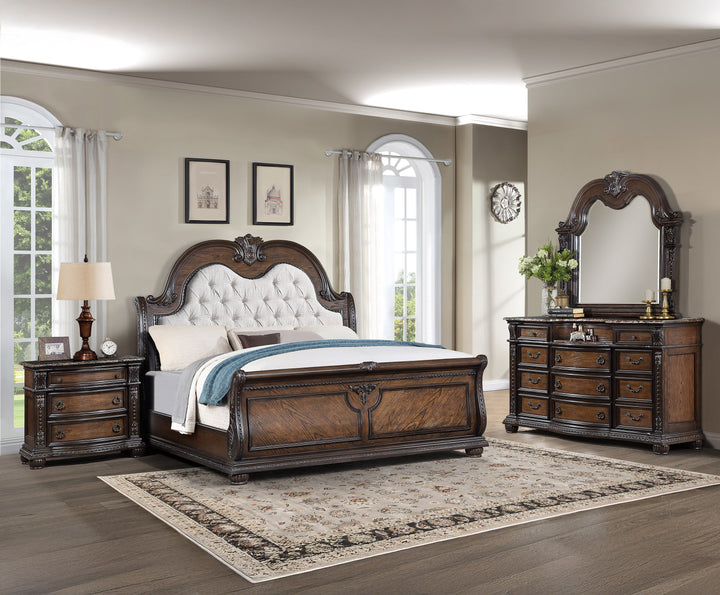 Stanley - King Bed - Oak