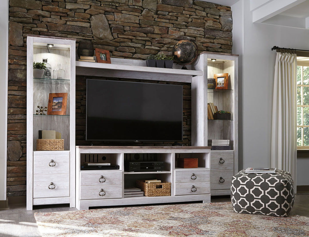 Willowton - Entertainment Center With Fireplace Option