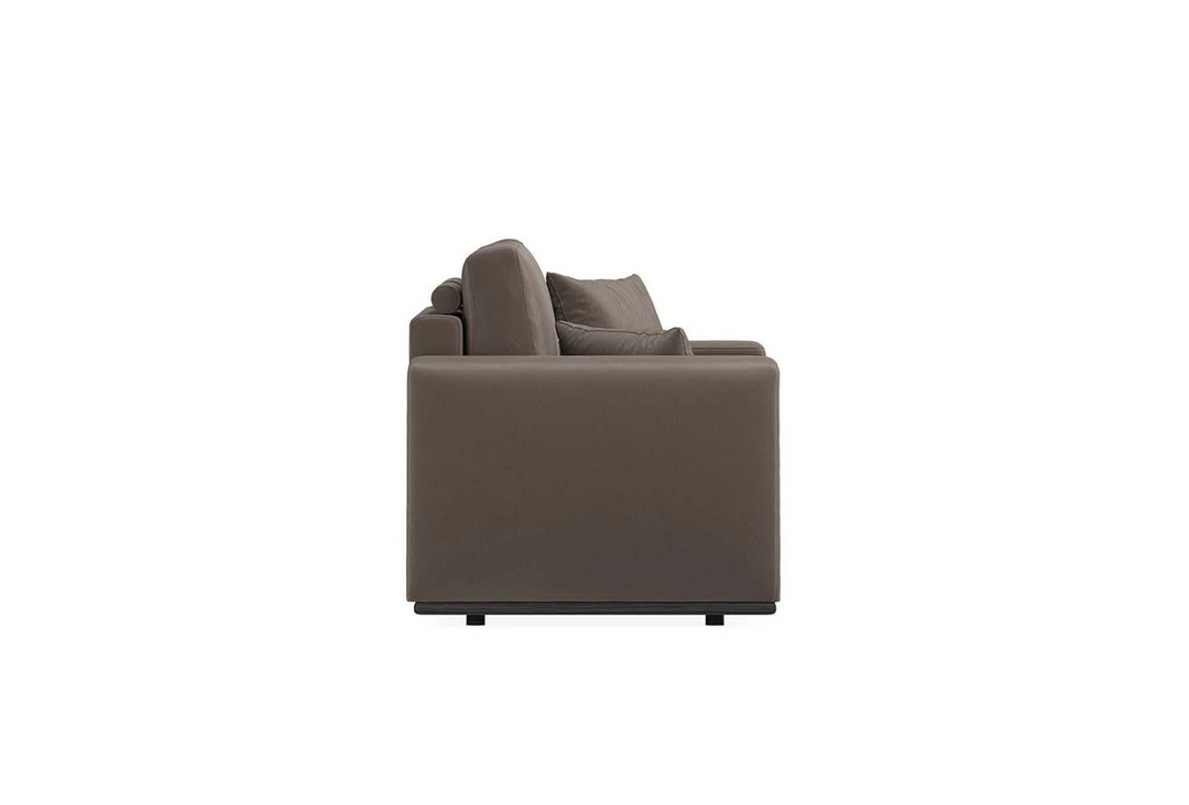 Carino 2-Seater Sofa Bed with Storage, Colt Feather (Brown)