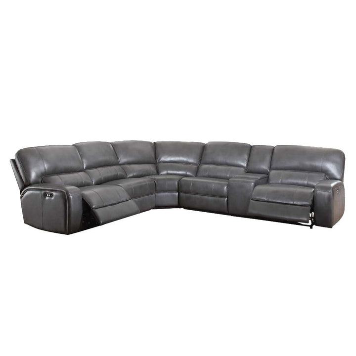 Saul - Power Motion Sectional Sofa - Gray