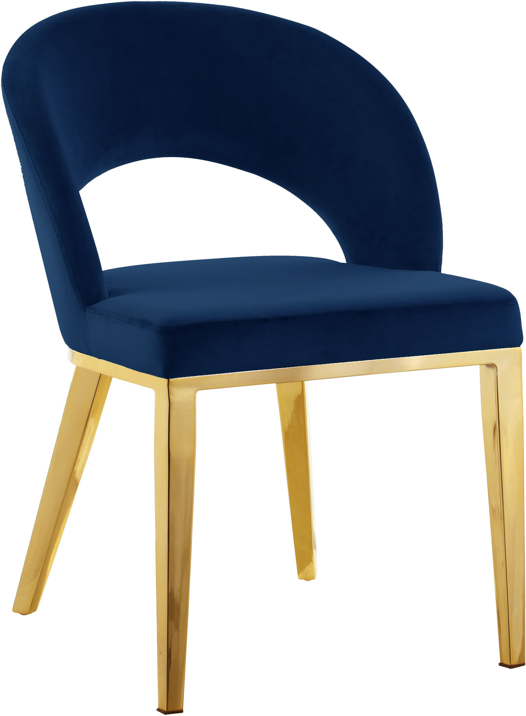 Roberto - Dining Chair with Gold Legs