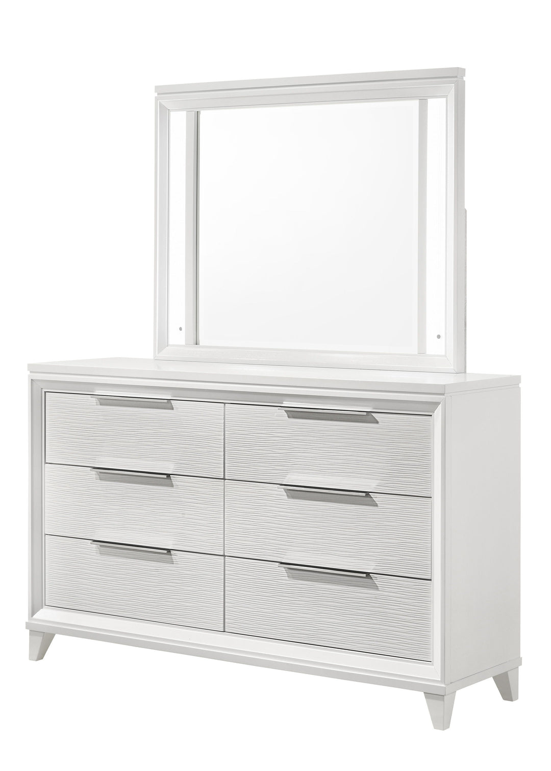 Cressida - Dresser And Mirror - White