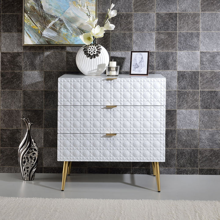 Maisey II - Dresser - White & Gold