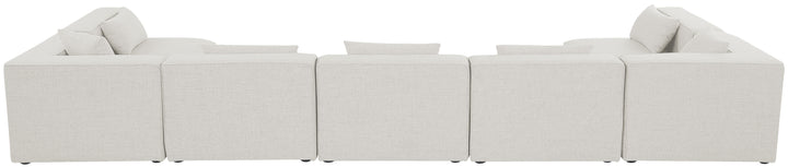 Cube - Modular Sectional 7 Piece - Cream