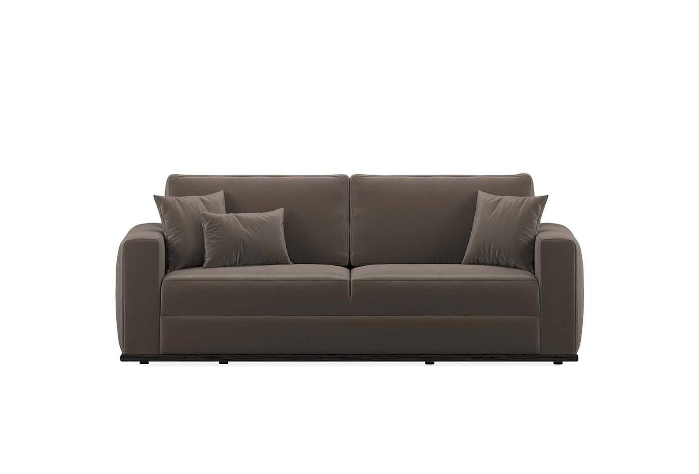Carino 3-Seater Sofa Bed with Storage, Colt Feather (Brown)