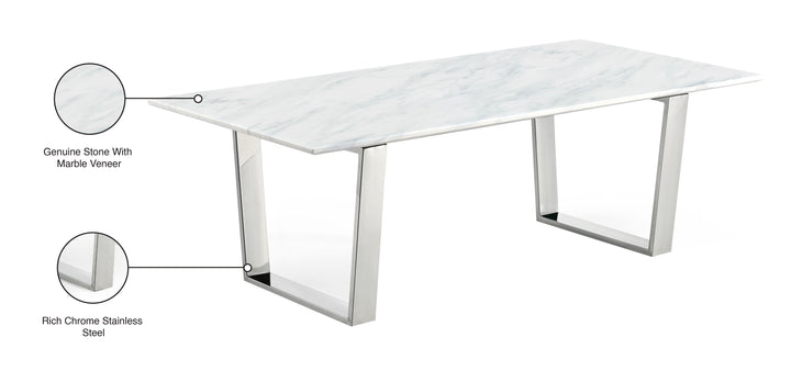 Carlton - Coffee Table - Pearl Silver