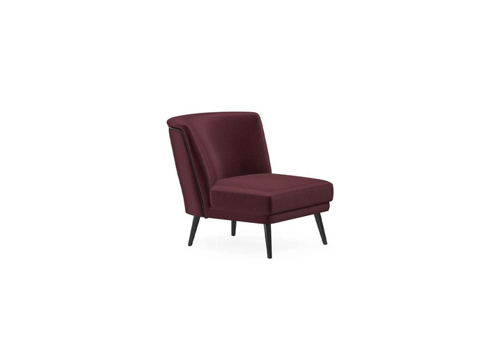 Carino Armchair, Velvet (Burgundy)