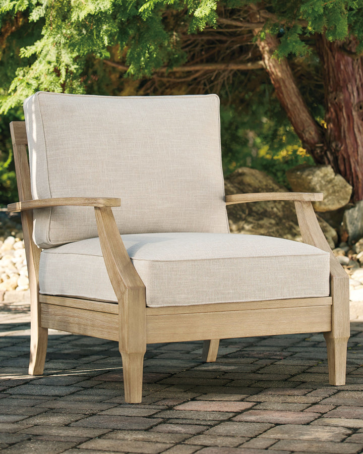 Clare - Beige - Lounge Chair w/Cushion