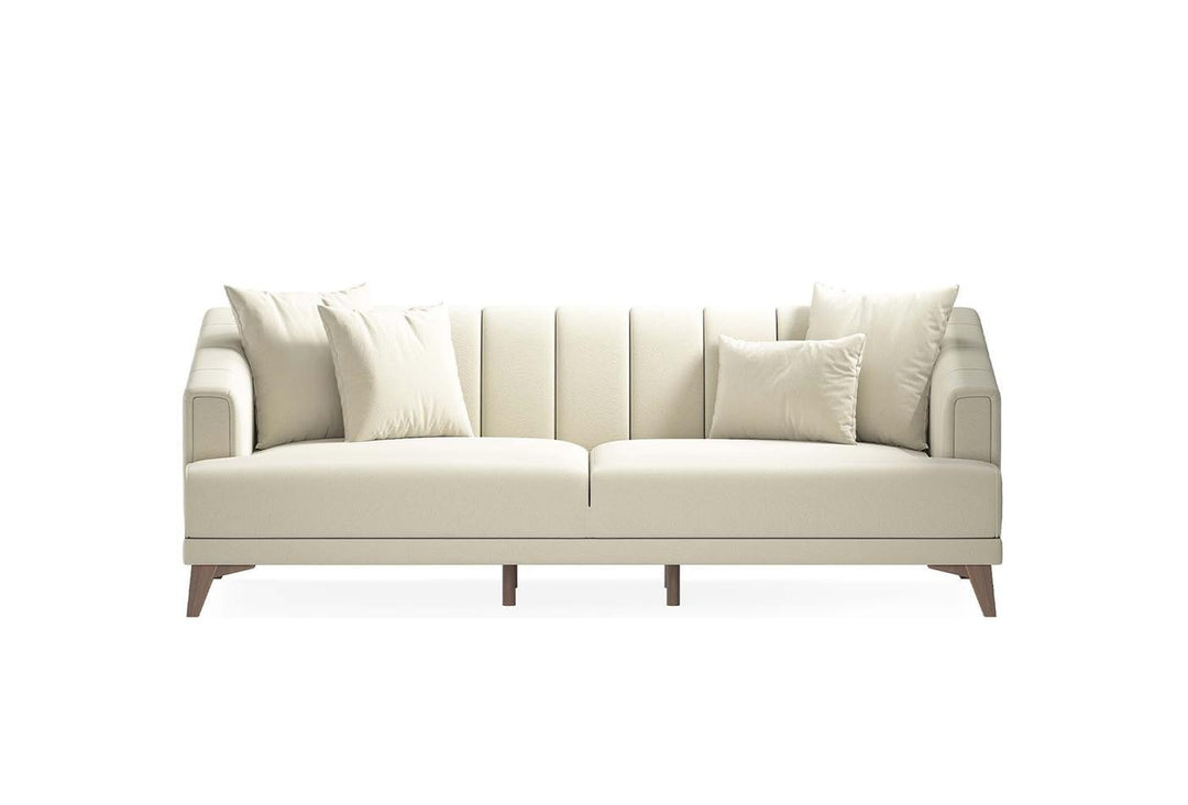 Cream Colt Feather Sona 3-Seater Sofa Bed