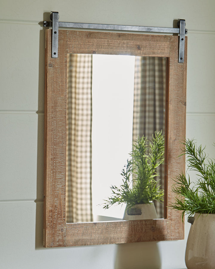 Lanie - Antique Brown - Accent Mirror