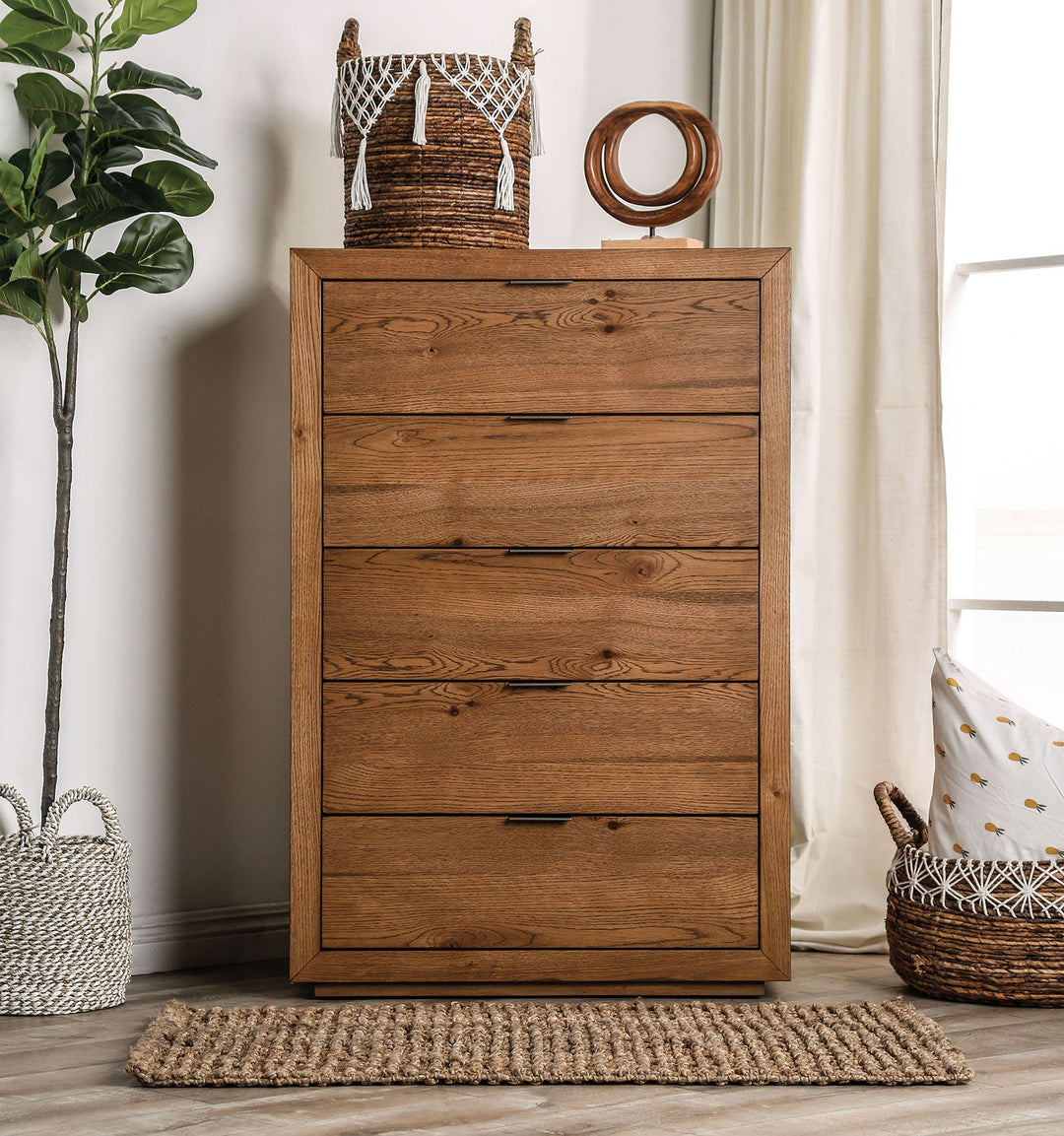 Leirvik - Chest - Light Walnut