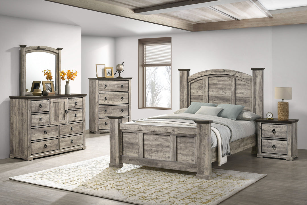 Ella-Mae - Nightstand - Gray