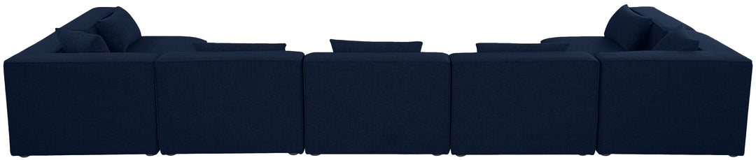 Cube - Modular Sectional 7 Piece - Navy