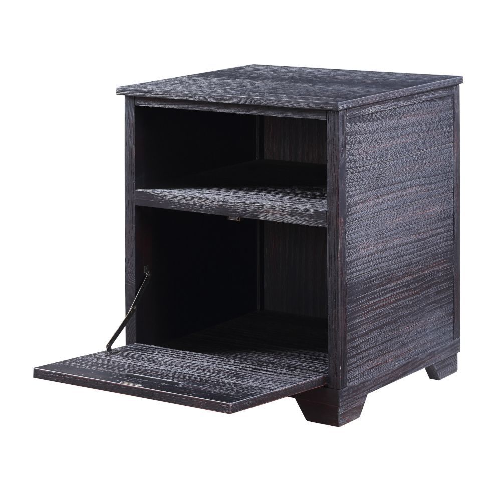 Kamilia - End Table - Antique Black