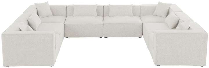 Cube - Modular Sectional 8 Piece - Cream