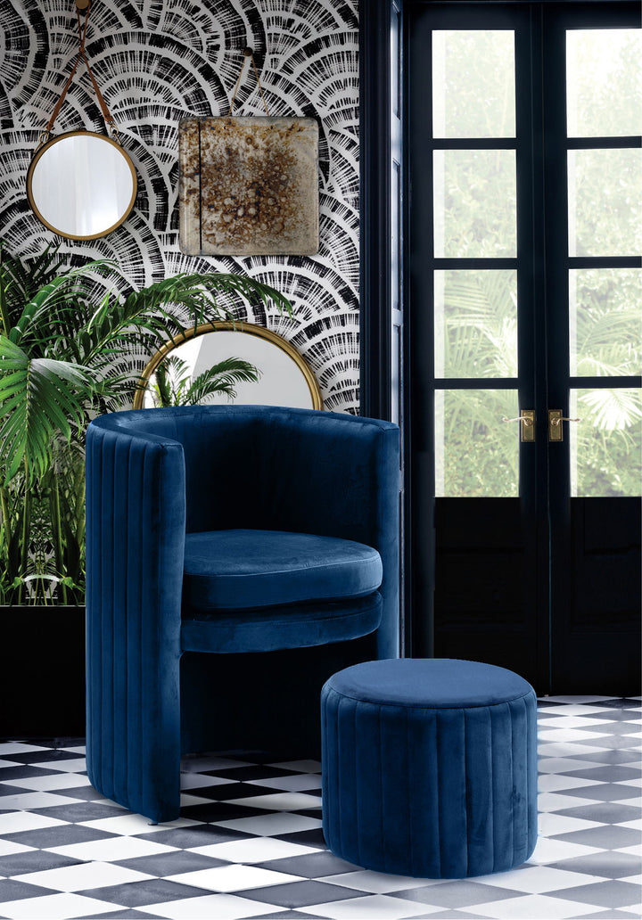 Selena - Accent Chair and Ottoman Set