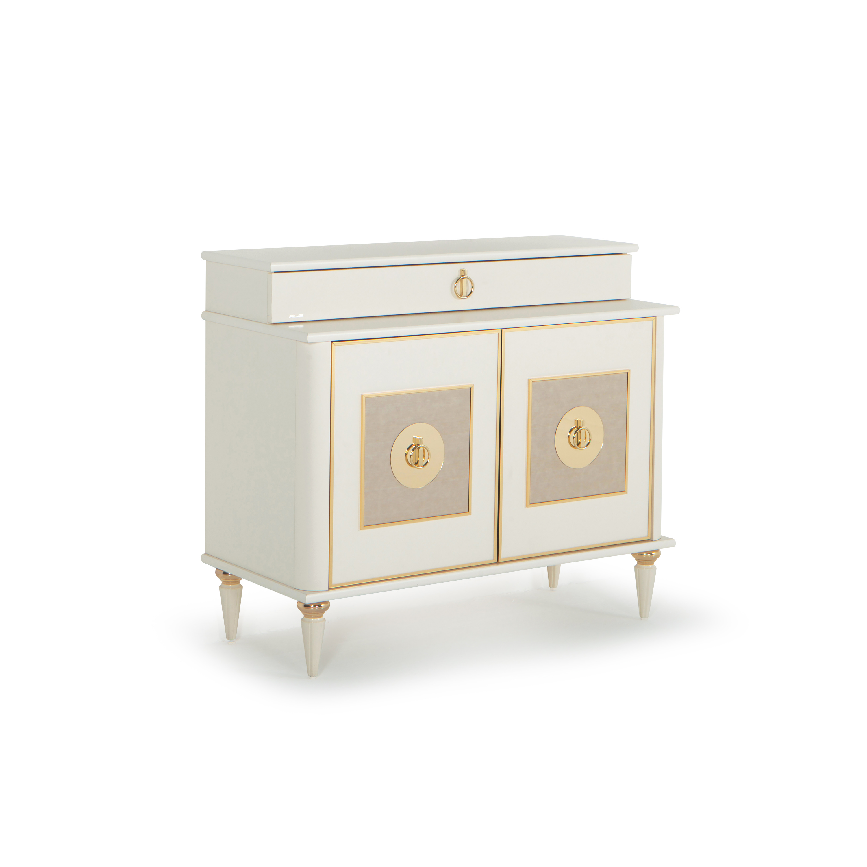 Mistral Opak White Queen Storage Bedroom Set