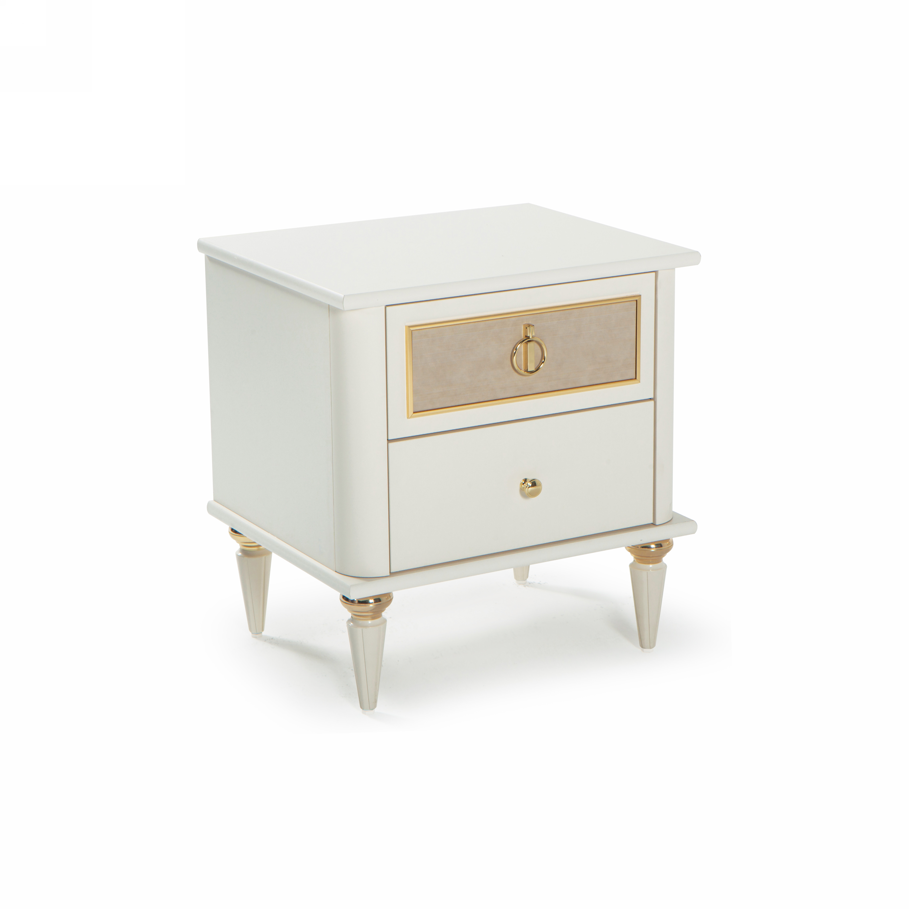 Mistral Opak White Queen Storage Bedroom Set