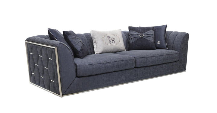 Prag 101" Wide Tuxedo Arm Sofa