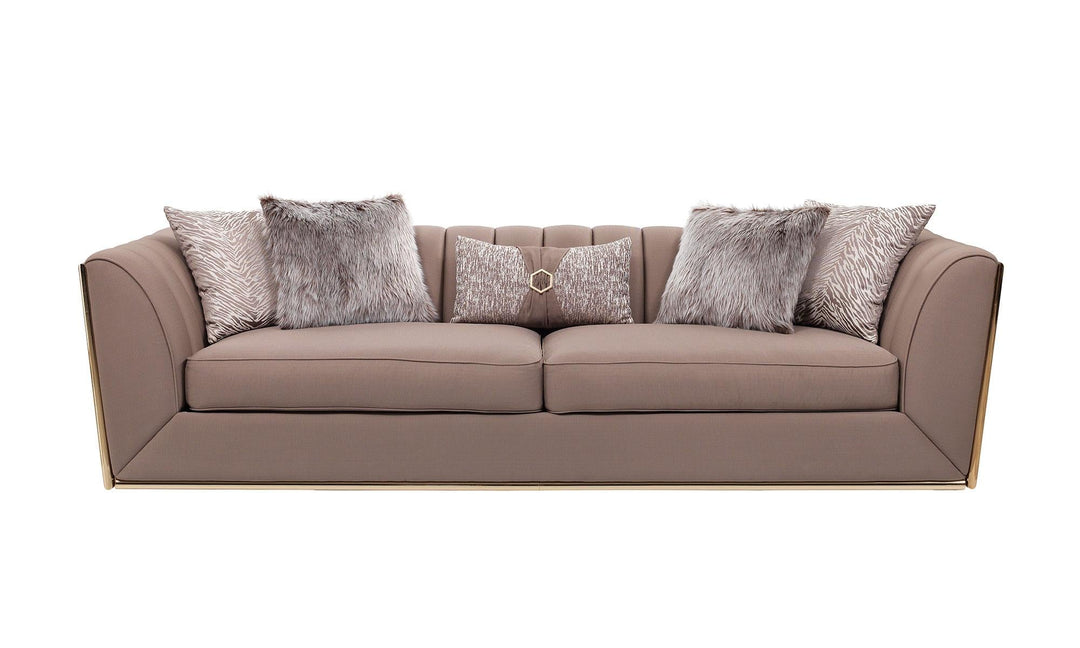 Prag 101" Wide Tuxedo Arm Sofa