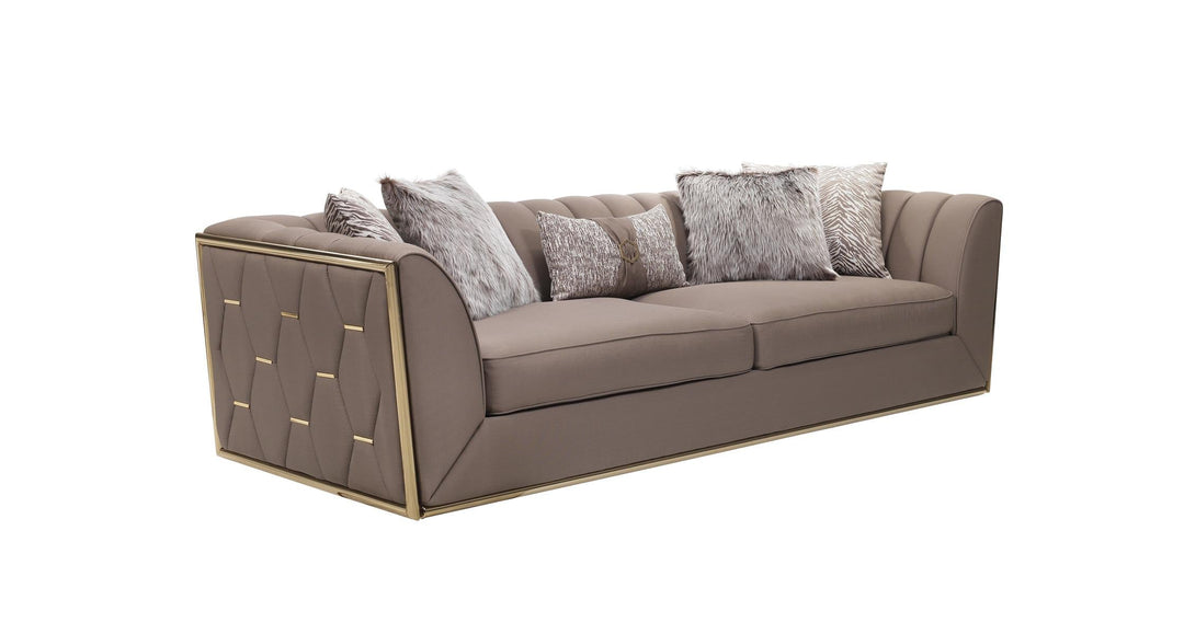 Prag 101" Wide Tuxedo Arm Sofa